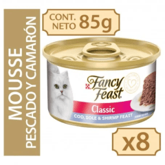 Fancy Feast classic pescado camaron  85 gr