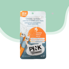 Pink moments pollo para gato