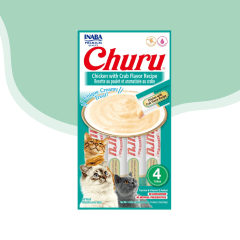 Churu gato pollo y cangrejo