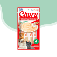 Churu gato atun y cangrejo
