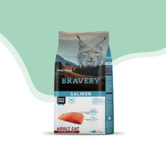 Bravery gato esterilizado salmon