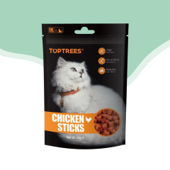 Snack cubitos de pollo para gato 50 gr