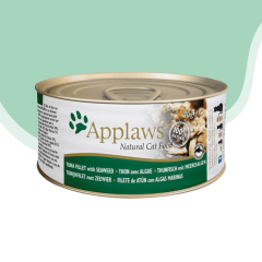 Lata Applaws gato sabor atun con algas 70 gr