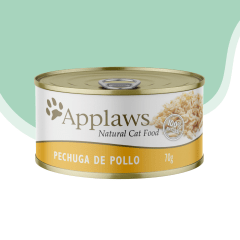 Lata Applaws gato sabor pollo y pato 70 gr