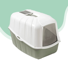 Arenero gato Komoda verde XL