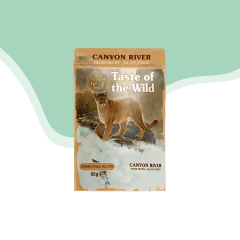Taste of The Wild Pouch Canyon River Gato 85 gr