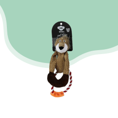 Peluche leon de cuerda con sonido