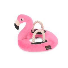 Peluche Estimulante Plush Perro Flotador Flamenco Play