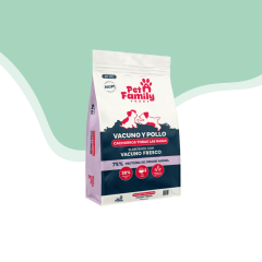 PetFamily perro cachorro vacuno y pollo 10 kg