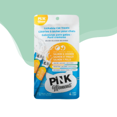 Pink moments salmon y pollo para gato