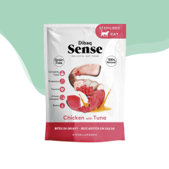 Sense bocaditos en salsa pollo y atun gato 100 gr