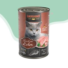 Leonardo gato lata higado 400 gr.