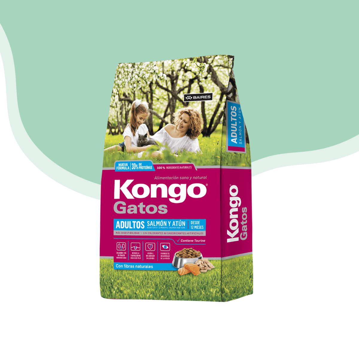 Kongo gato adulto salmon 8 kg1