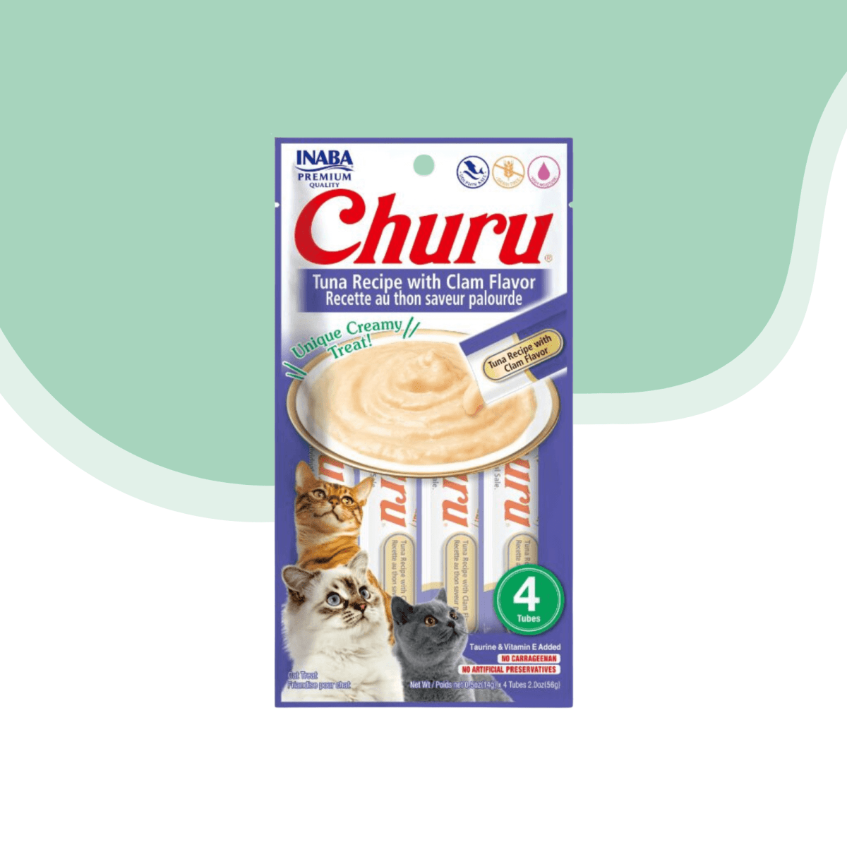 Churu gato atun y almejas1