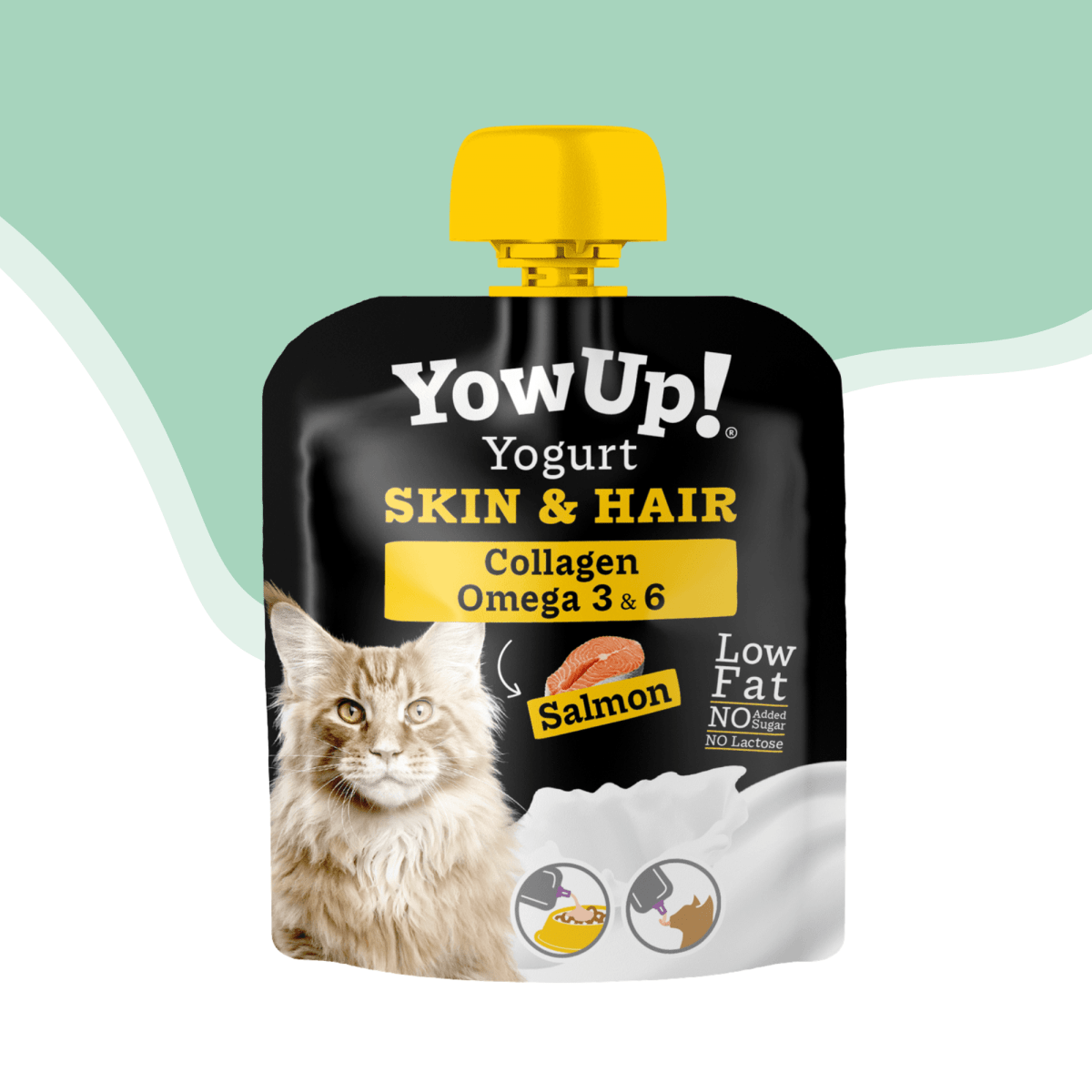Yogurt gato Skin and hair Yowup 85 gr1