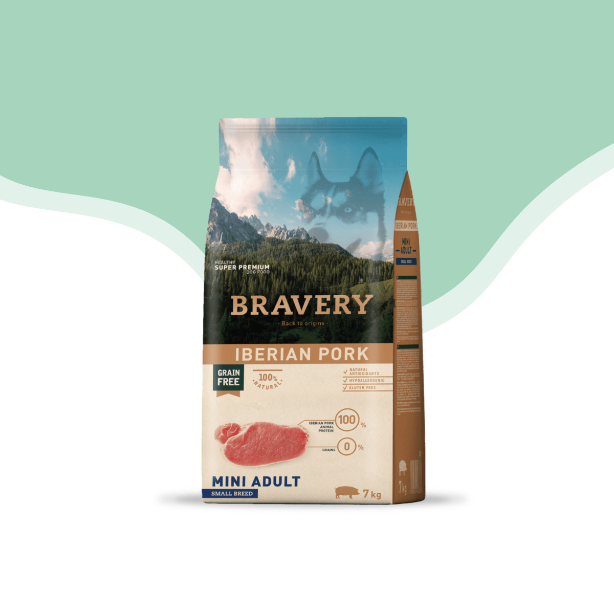 Bravery perro mini adulto iberian pork1