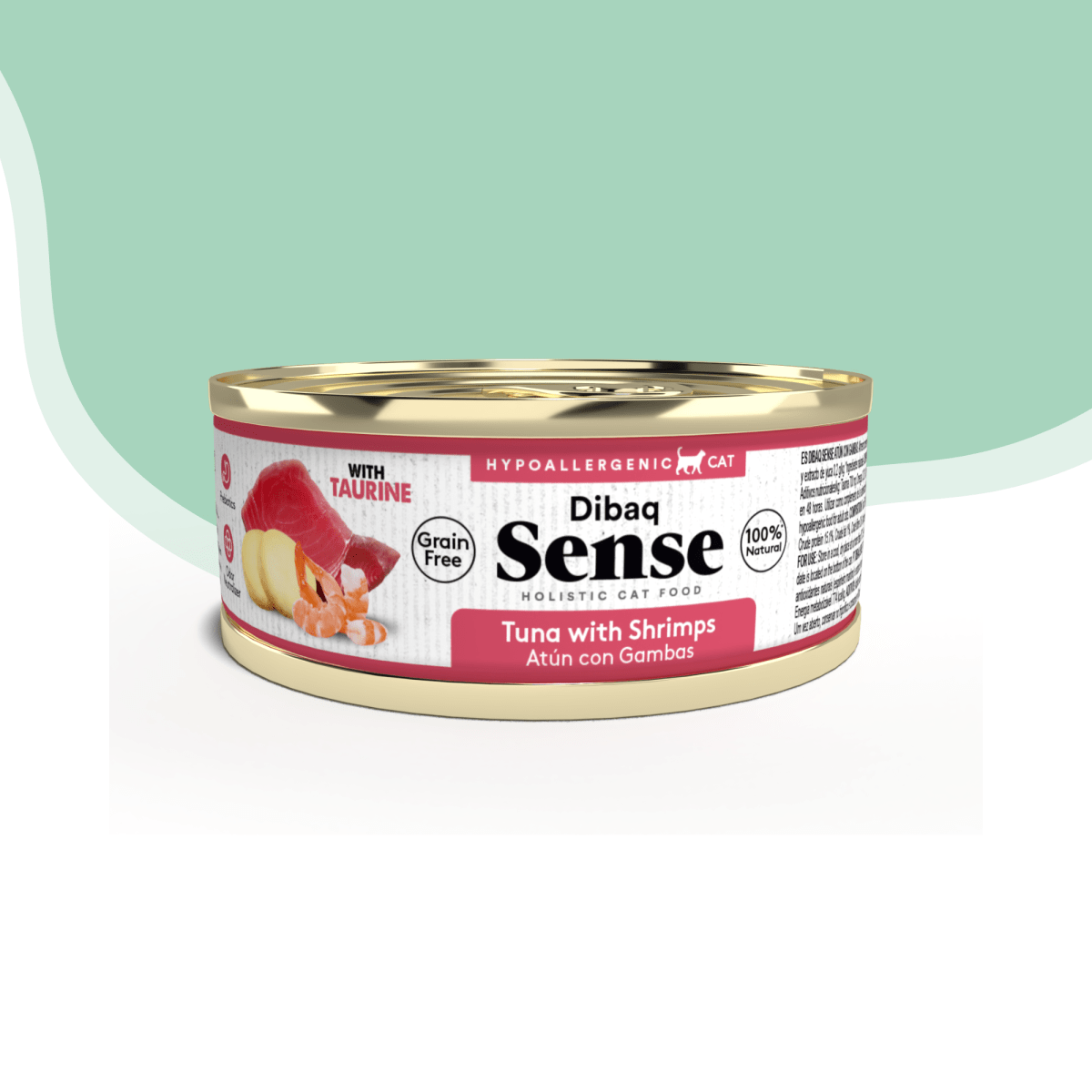 Lata Sense gato atun con gambas 70g1