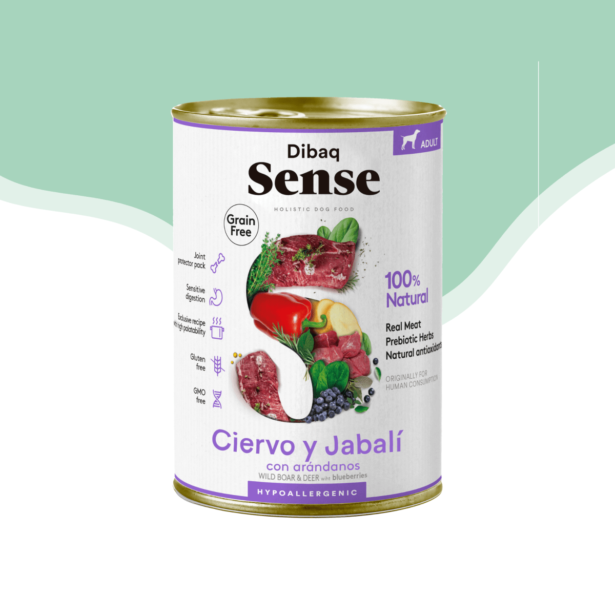 Lata sense perro ciervo y jabali 380 gr1