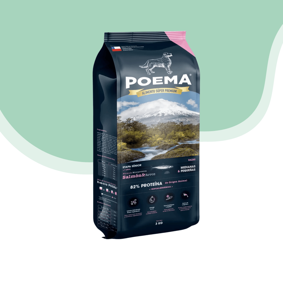 Poema perro senior salmon raza pequeña y mediana1