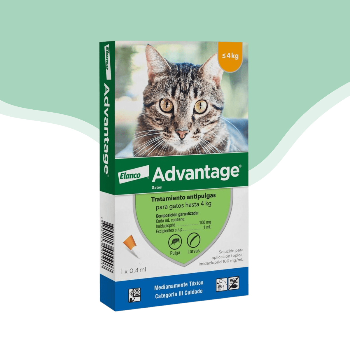 Advantage antip. externo gato hasta 4 kg1