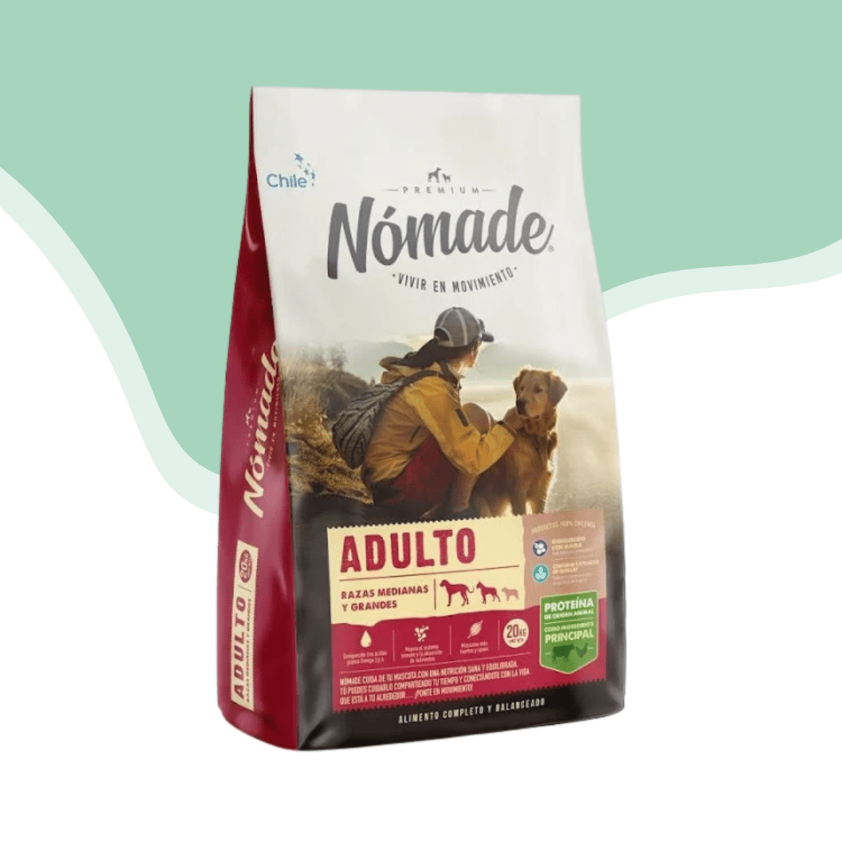 Nomade perro adulto vacuno y ave 20 kg1