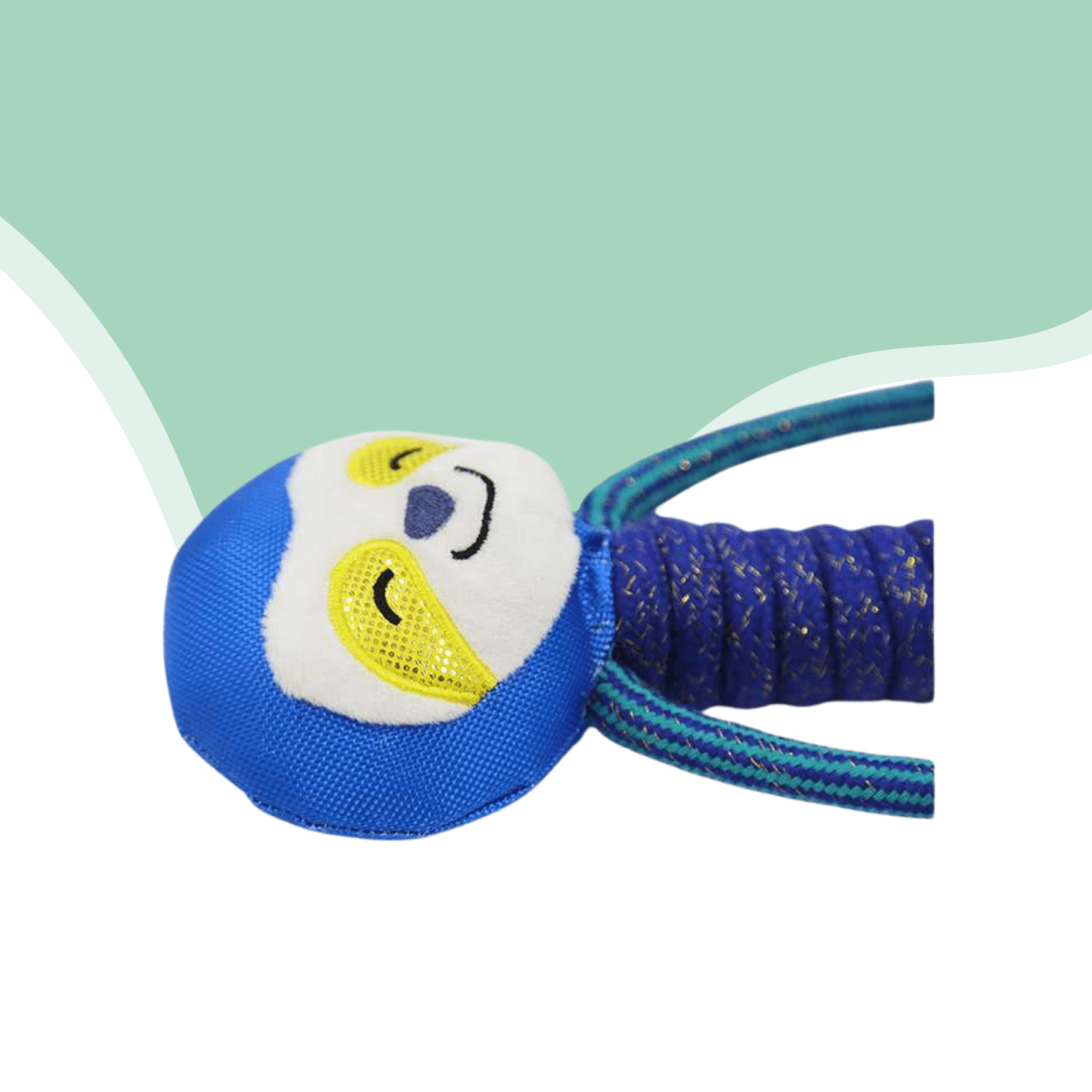 Peluche oso perezoso azul cuerda1