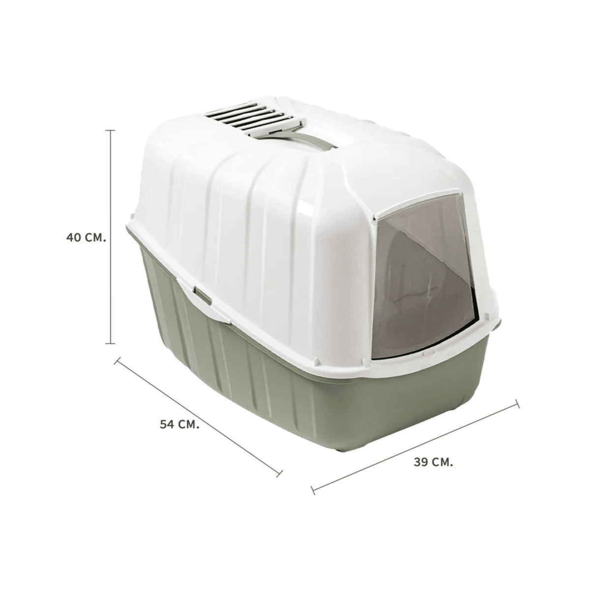 Arenero gato Komoda verde XL1