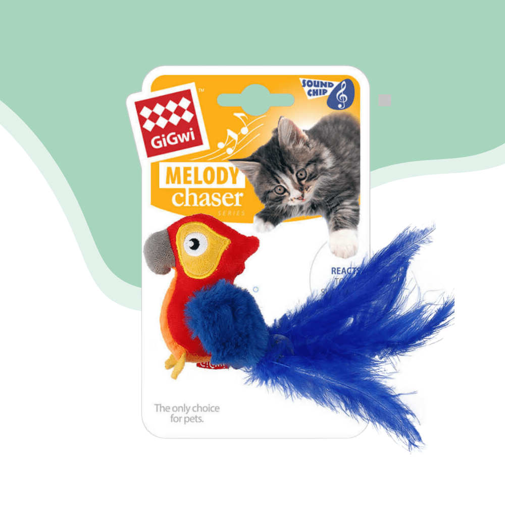 Juguete gigwi melody chaser  loro gato1