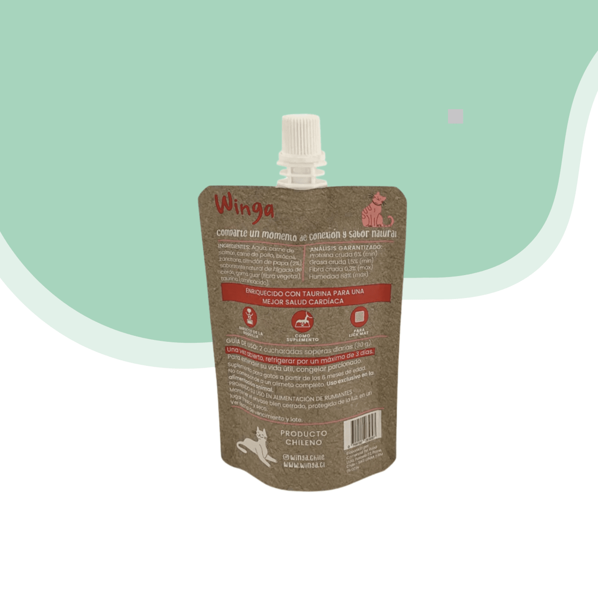 Winga Pouch gato Magic Salmon 90 gr2