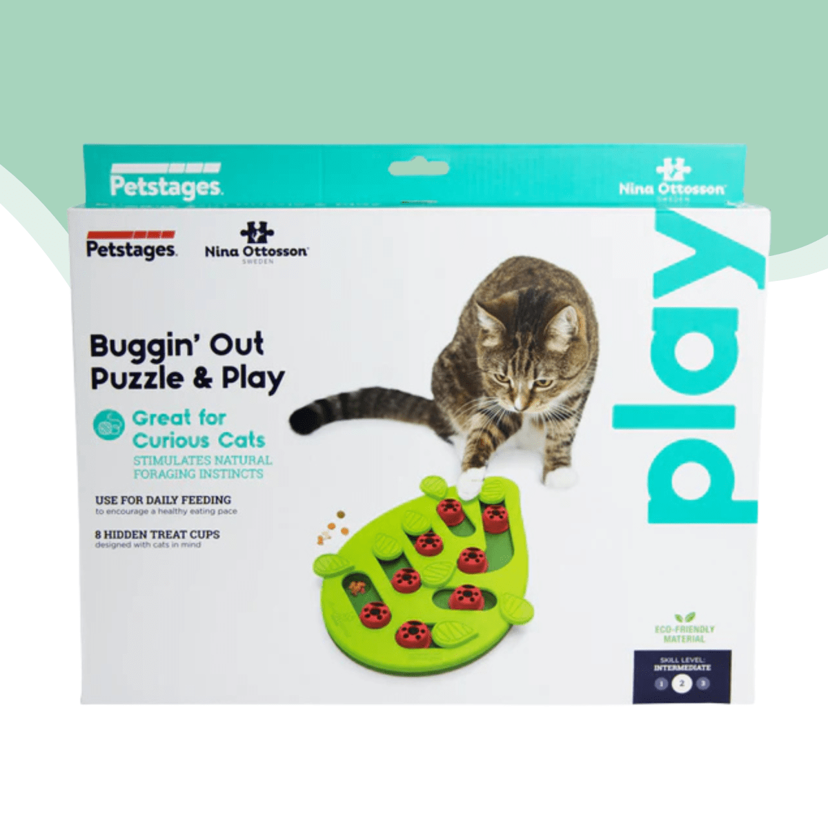 Nina Ottosson gato Puzzle Buggin Out Nivel 22