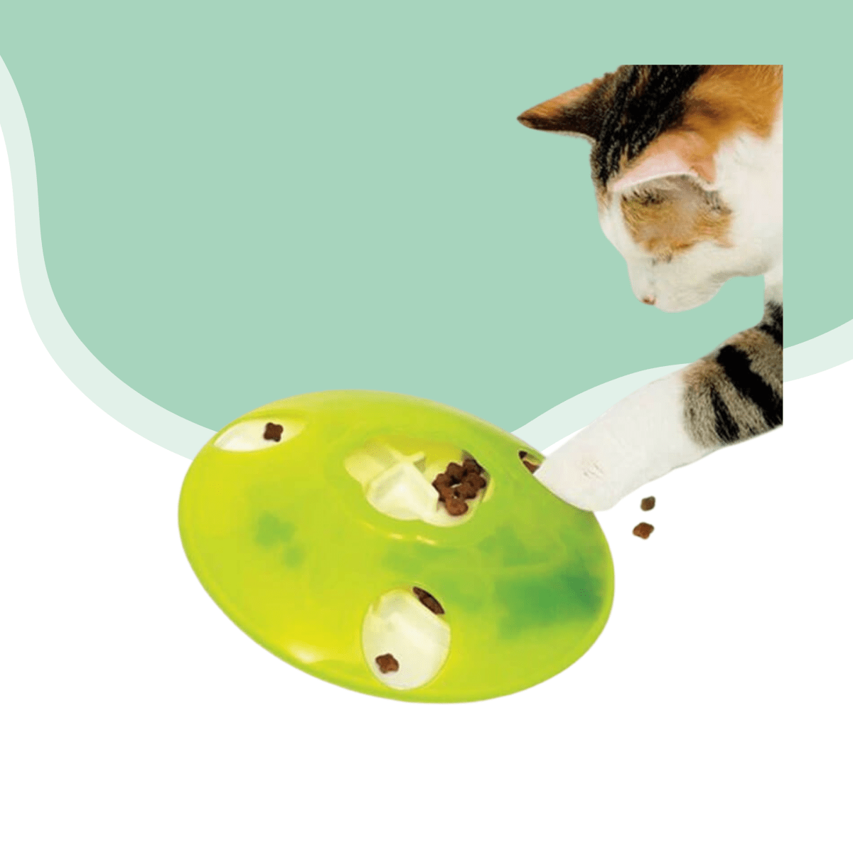 Catit comedero interactivo Play gato Treat Spinner1