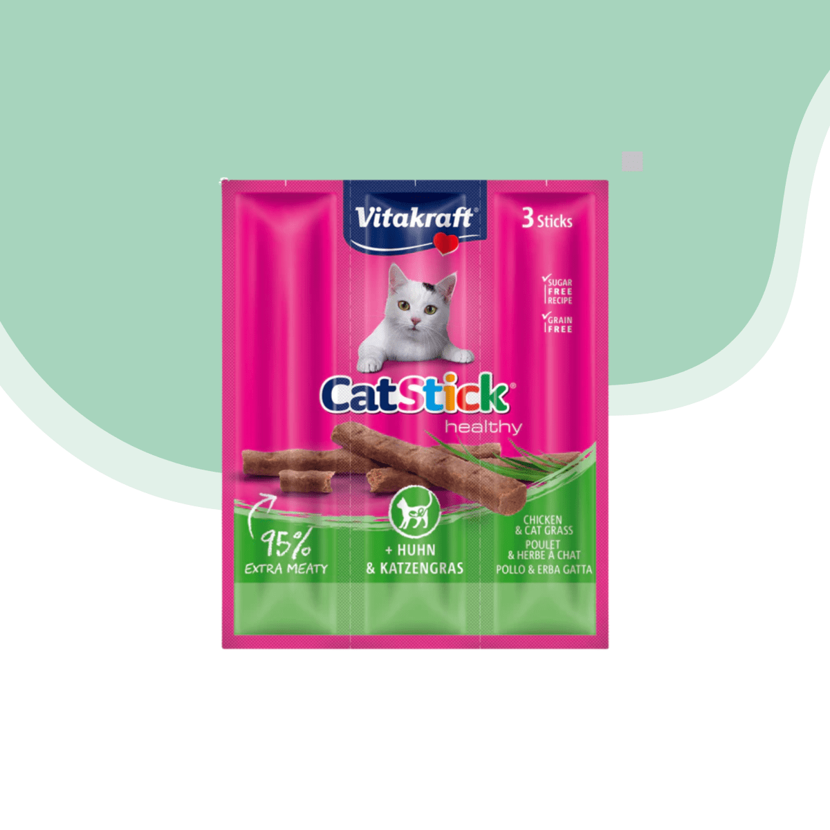 Vitakraft CatStick gato Pollo con hierba gatera1