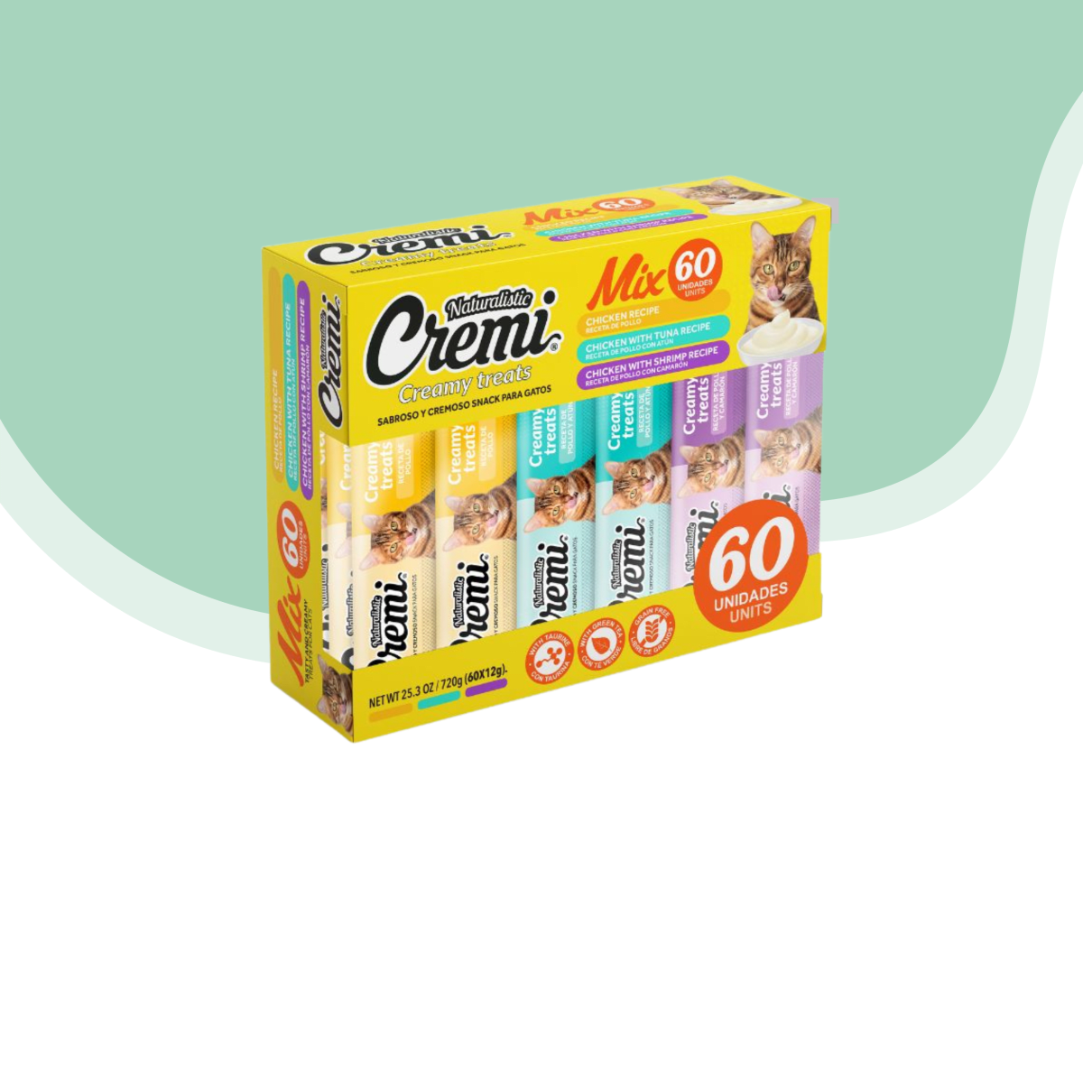 Cremi gato mix pollo  60 unid.1