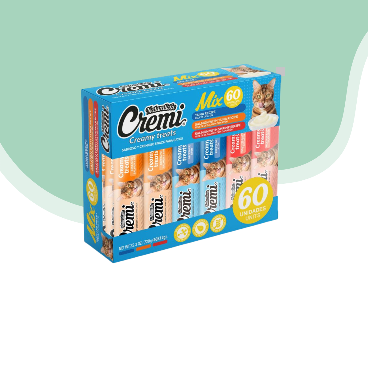Cremi gato mix pescados  60 unid.1