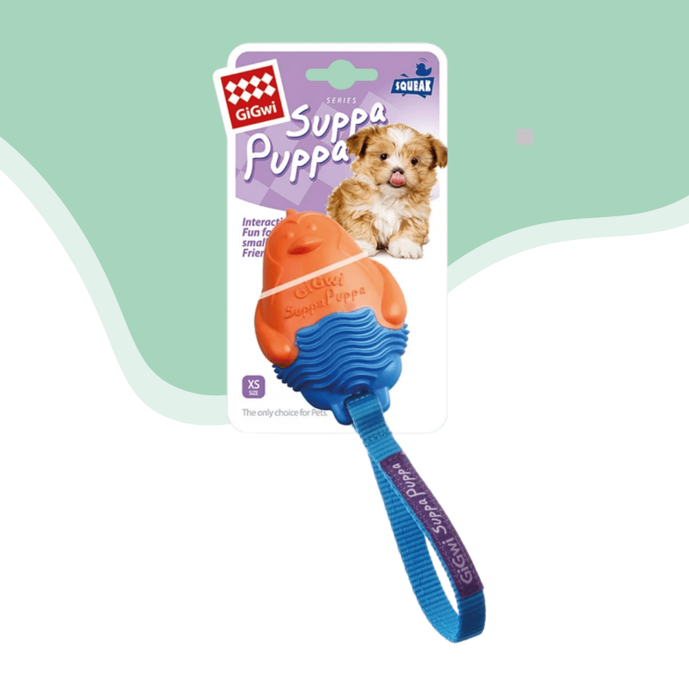 Juguete Gigwi suppa puppa pinguino cachorro1