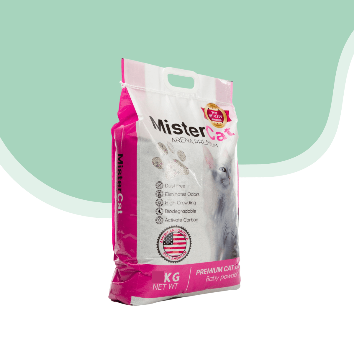 Arena sanitaria mistercat talcobebe 10 kg1