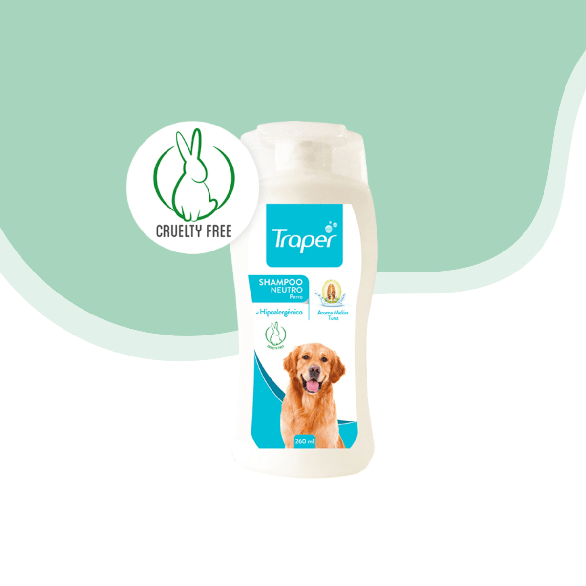 Shampoo Perro Aloe vera Traper 260 gr1