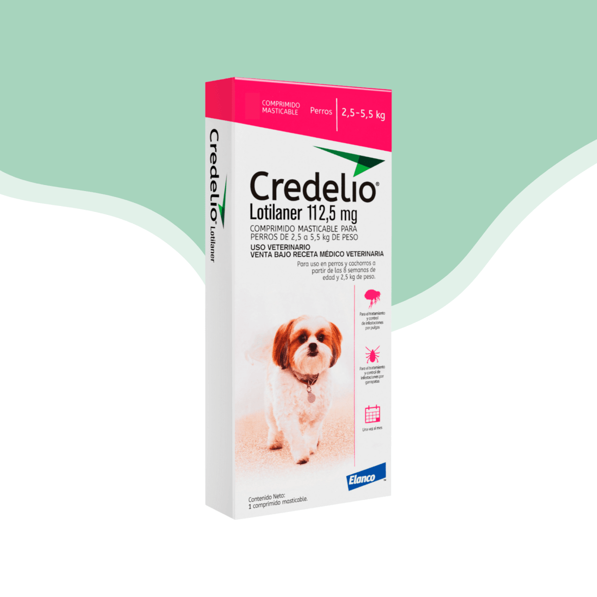 Credelio antip. externo perro 2.5 - 5.5 Kg1