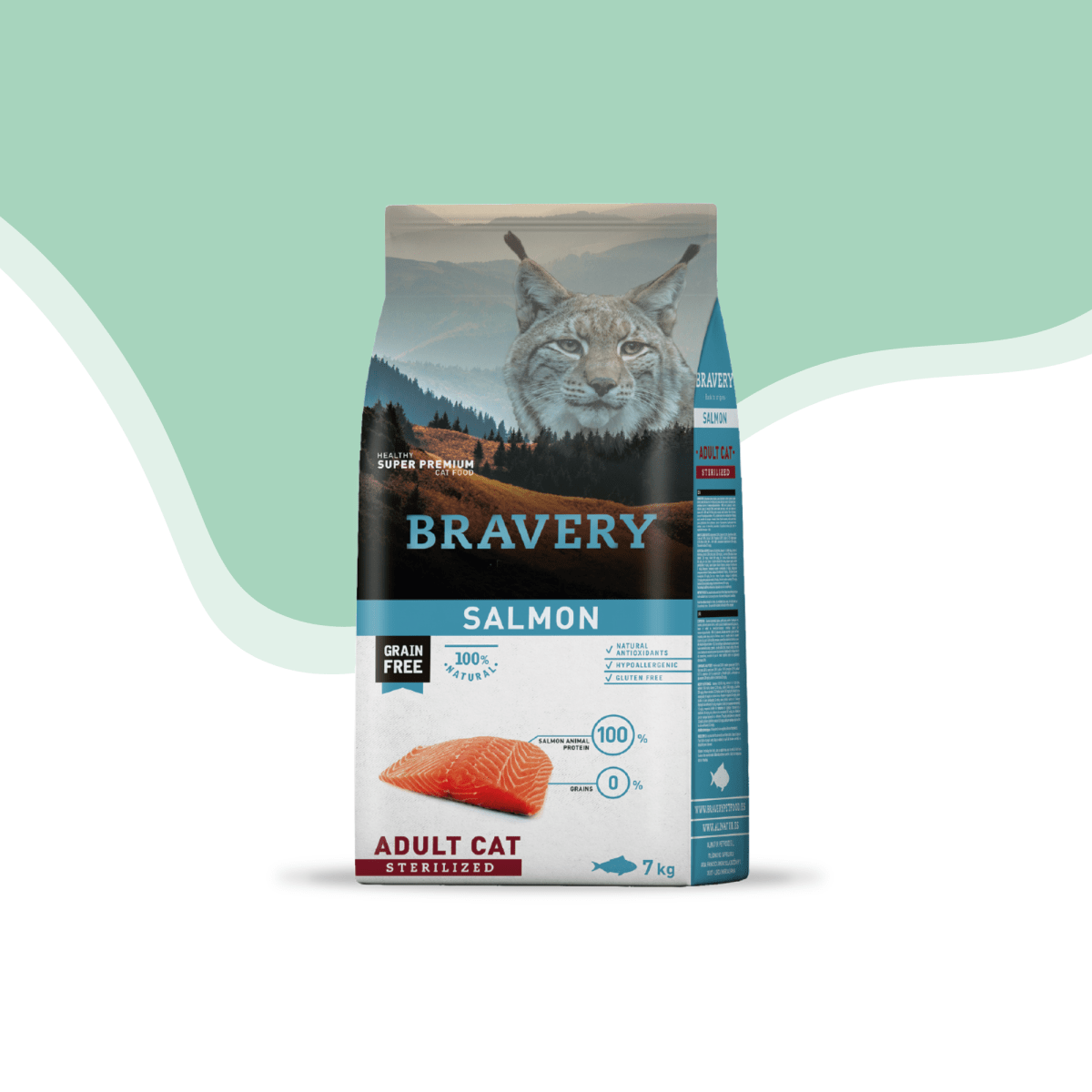 Bravery gato esterilizado salmon1