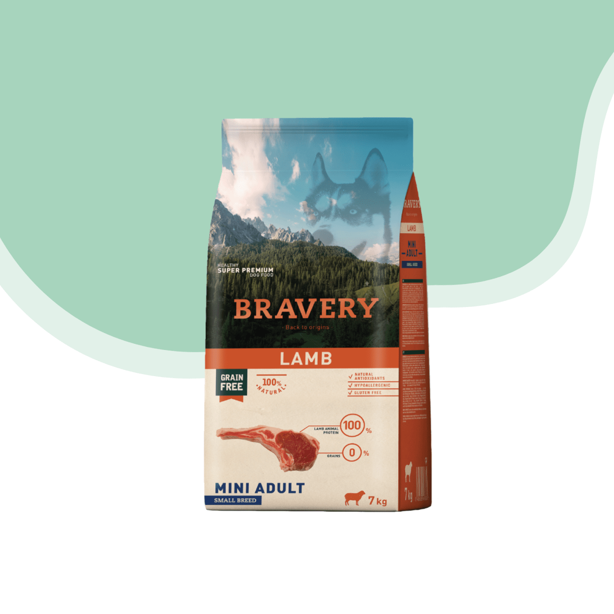 Bravery perro mini adulto lamb1
