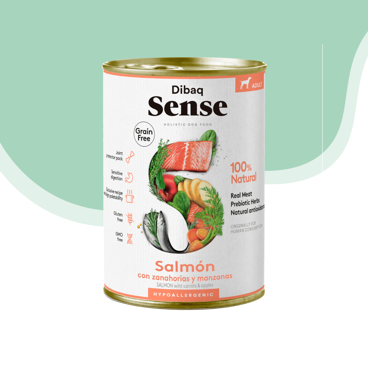 Lata sense perro salmon 380 gr1