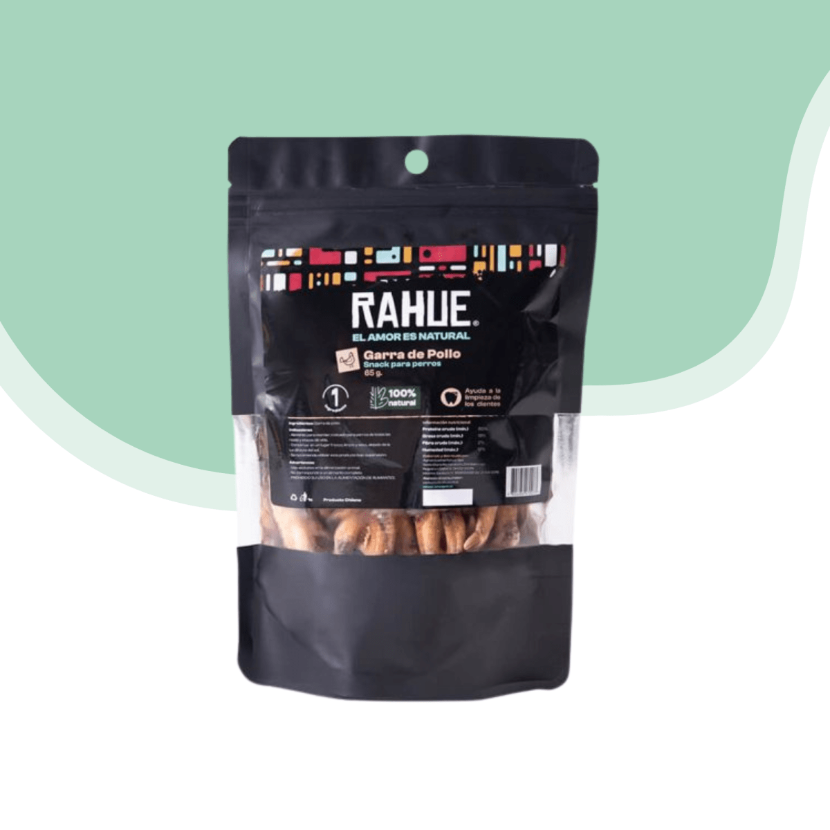 Garras de pollo deshidratada Rahue 65 gr1
