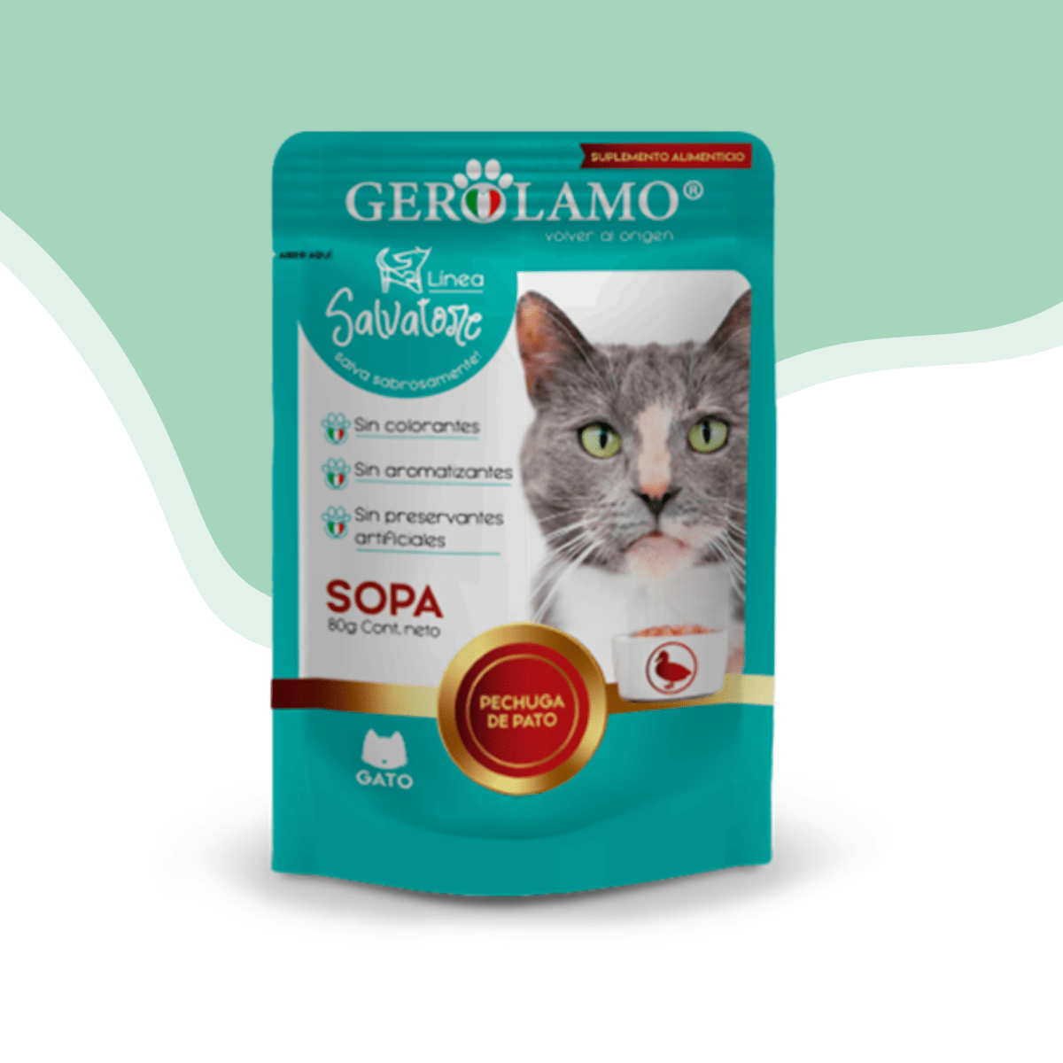 Drink Salvatore gato sabor pato 80 gr1