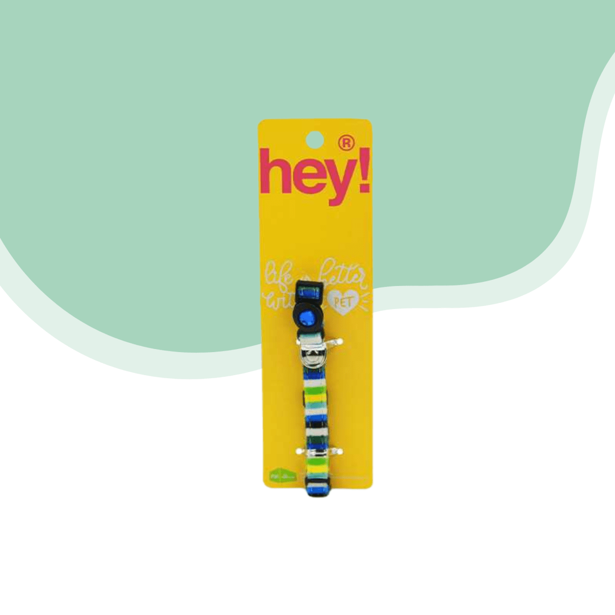 Collar gato color rayado talla unica1