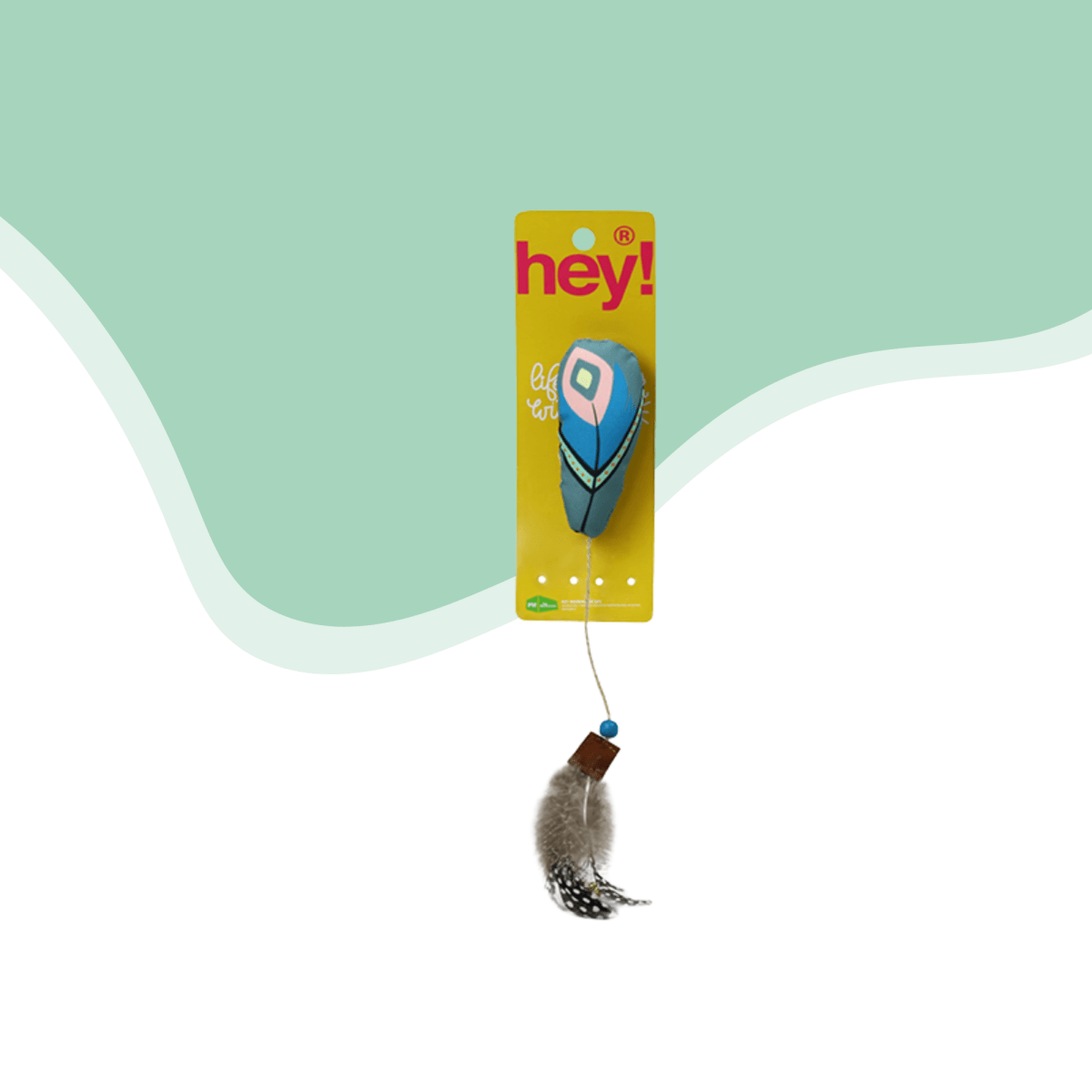 Juguete pluma con catnip1