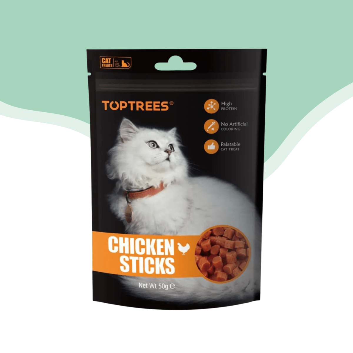 Snack cubitos de pollo para gato 50 gr1