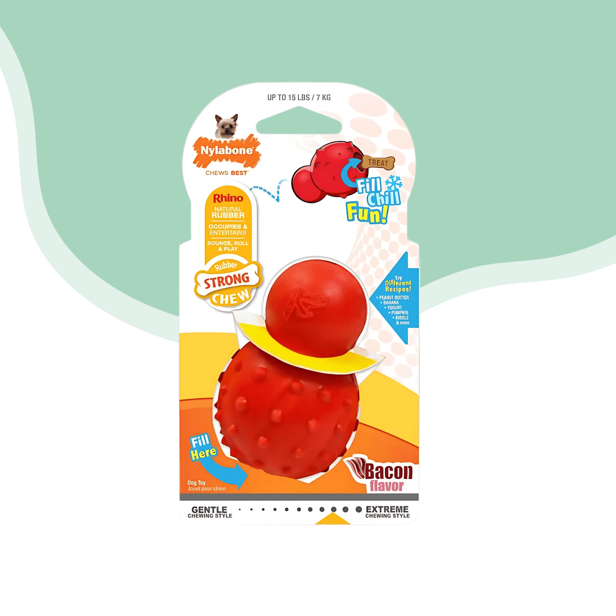 Cono rellenable 3 en 1 Nylabone3
