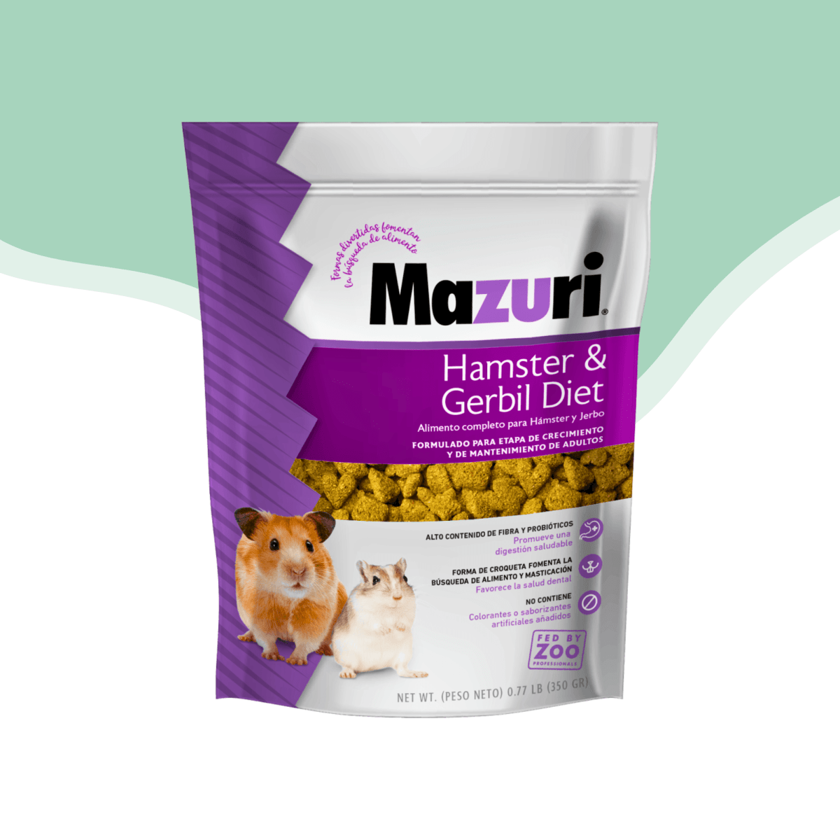 Mazuri hamster y Jerbos 350 gr1