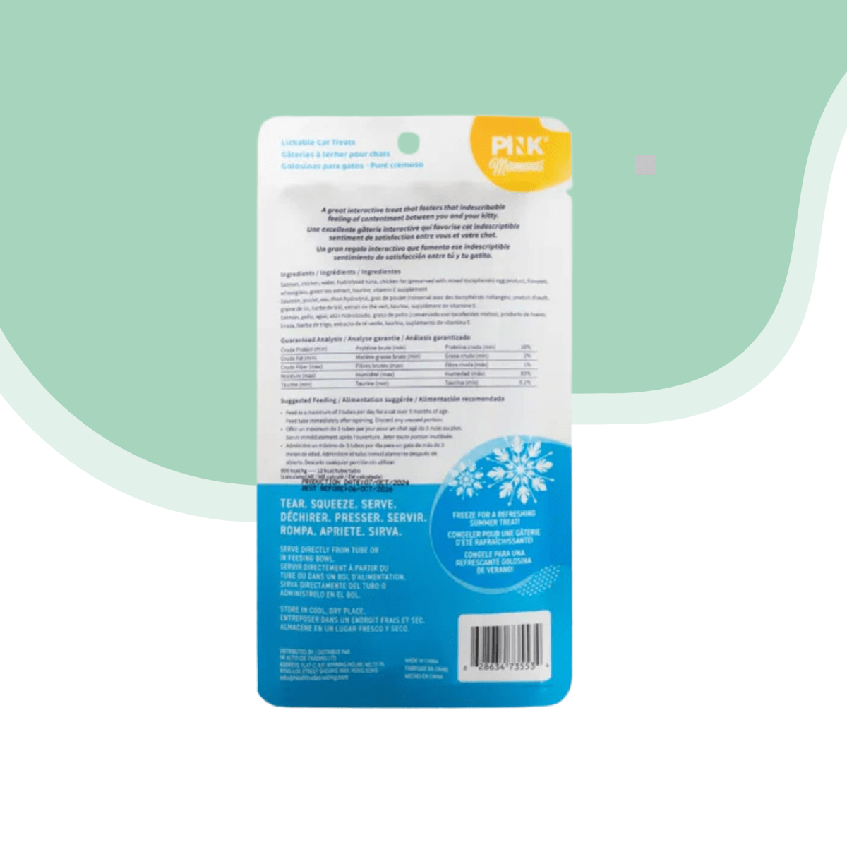 Pink moments salmon y pollo para gato2