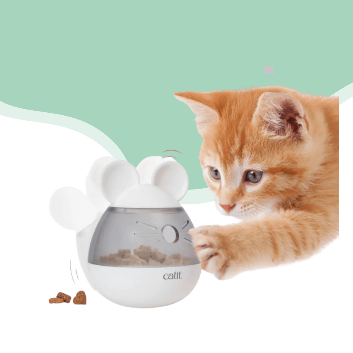 Catit Pixi Gato Dispensador Golosina Raton1